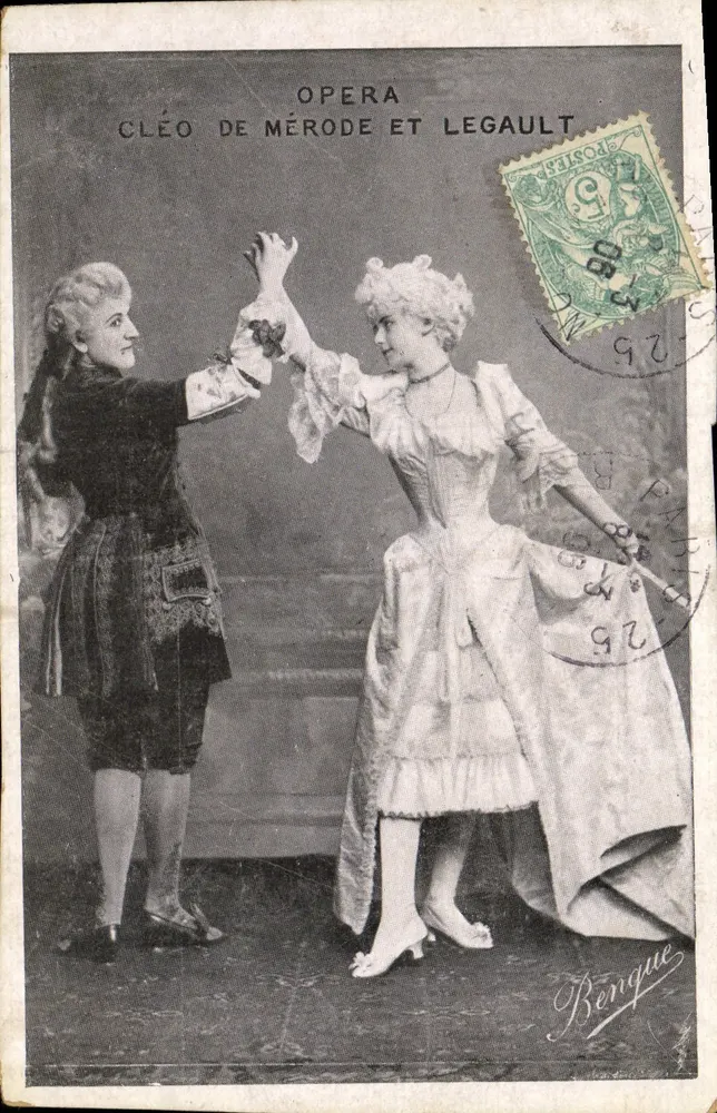 Cléo de Mérode e Legault — Ópera — Editor Benque, n° não visível - Frente