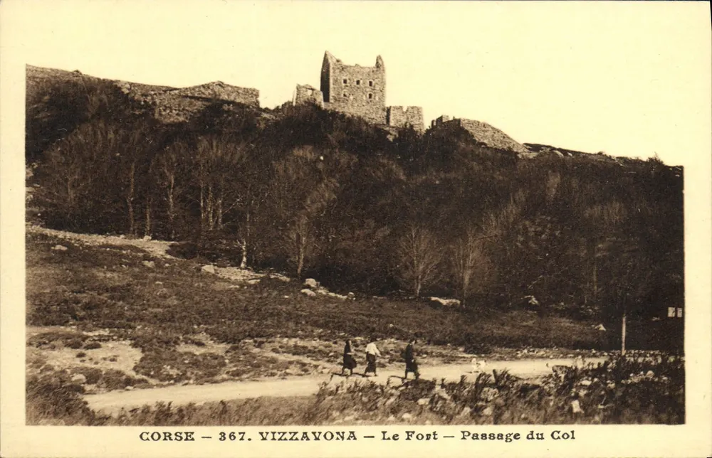 Korsika - 367. Vizzavona - Das Fort - Passage du Col - Vorderseite