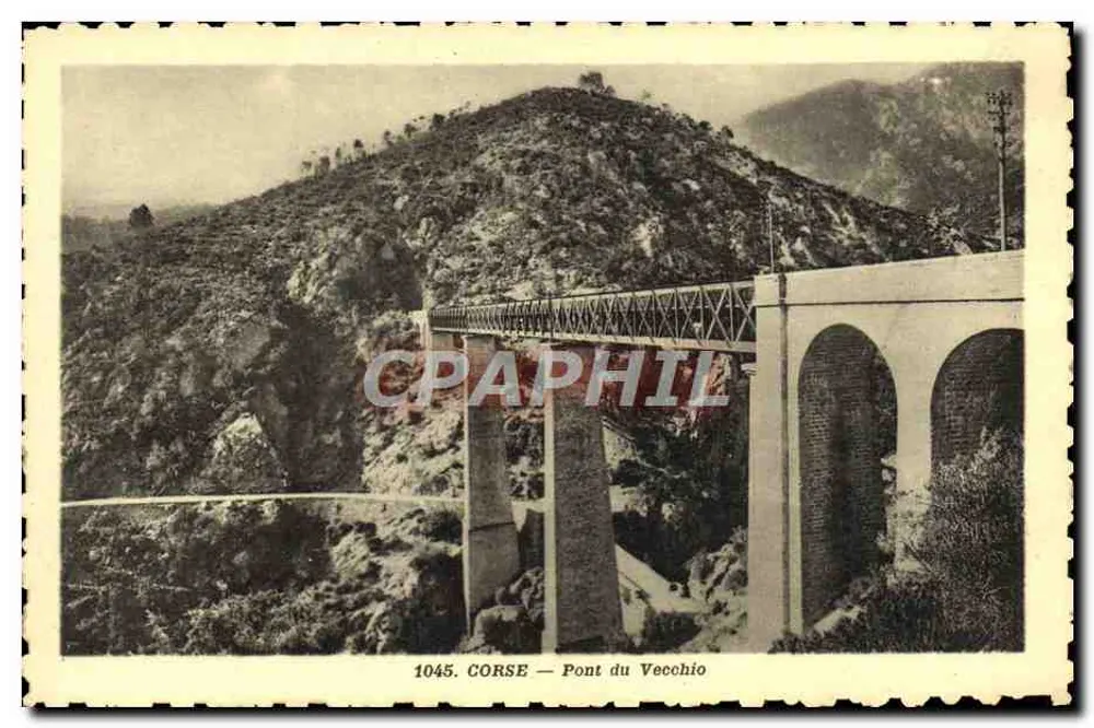 Korsika — Pont du Vecchio — A. Tomasi, Kunstverlag, Ajaccio (Korsika) - Vorderseite