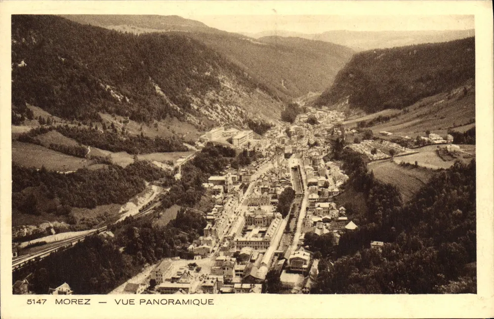Morez — Widok panoramiczny — Kolekcja Le Jura, nr 5147 - Awers