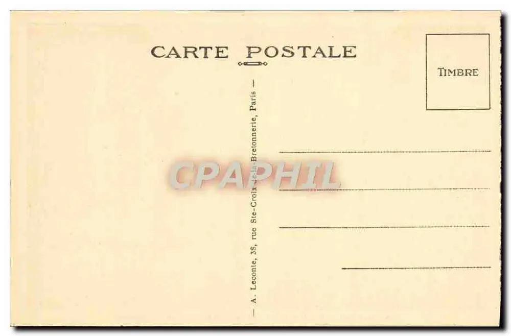 Malmaison (S.-et-O.) — A Sala do Conselho — Council Chamber - Verso