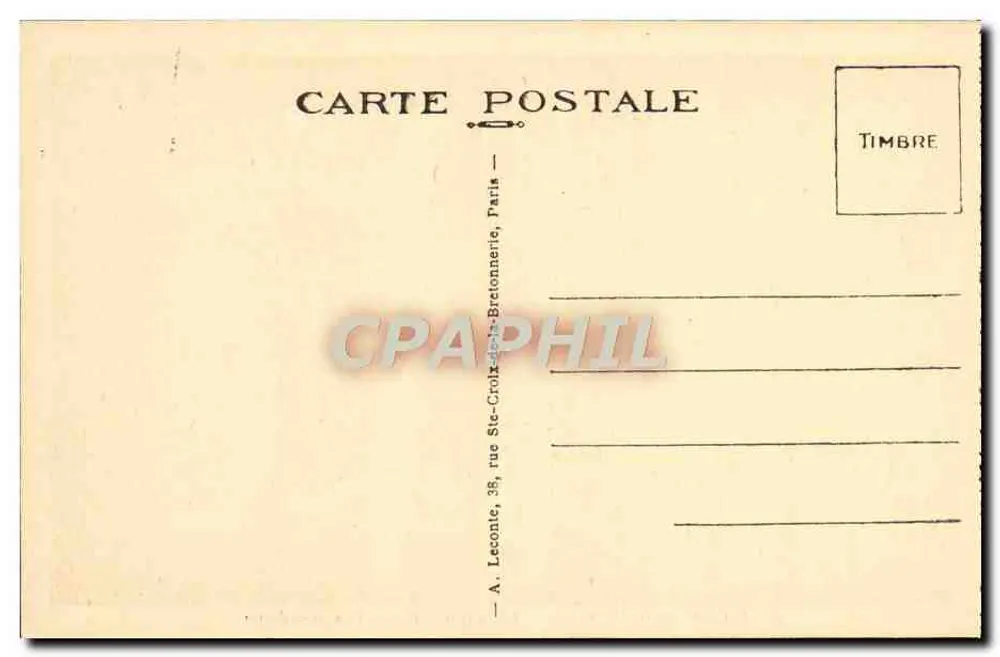 Malmaison (S.-et-O.) — A Sala de Banho — The Bath-Room - Verso