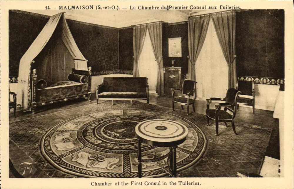 Malmaison (S.-et-O.) — Das Zimmer des Ersten Konsuls in den Tuilieren — A. Leconte, Paris - Vorderseite
