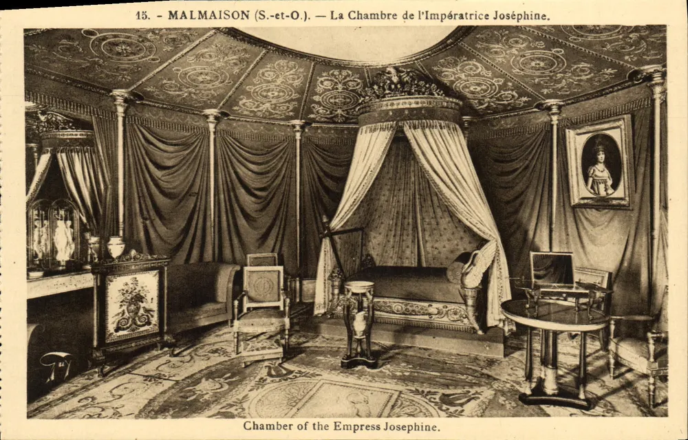 Malmaison (S.-et-O.) — A Sala da Imperatriz Joséphine — A. Léonie, 38 rue Ste-Croix, Paris - Frente