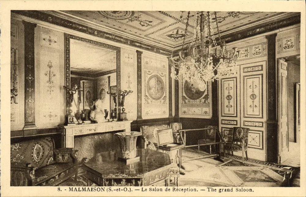 Malmaison (S.-et-O.) — O Salão de Recepção — The grand Saloon - Frente