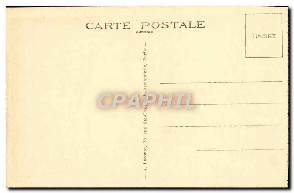 Malmaison (S.-et-O.) — A Sala da Imperatriz Joséphine — A. Lecointe, Paris - Verso