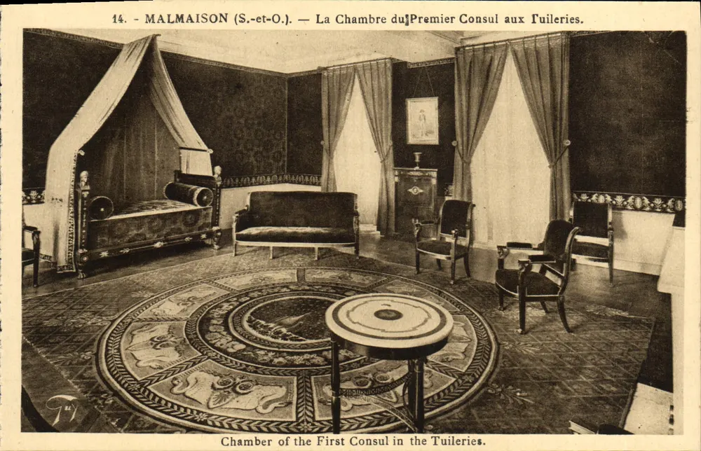 Malmaison (S.-et-O.) — Das Zimmer des Ersten Konsuls in den Tuilerien — A. Leconic, Paris - Vorderseite