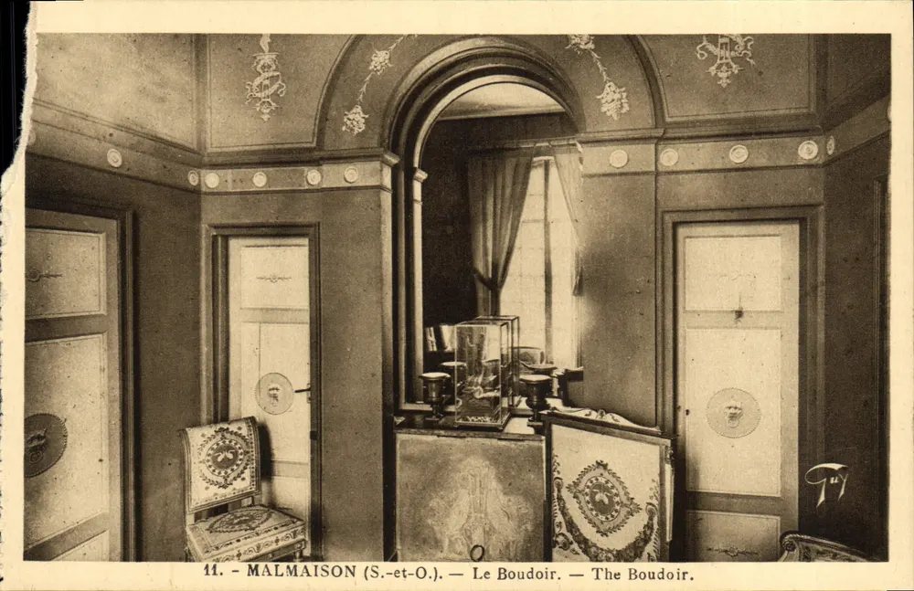 Malmaison (S.-et-O.) — Le Boudoir — éditeur A. Leconte, Paris - Frente