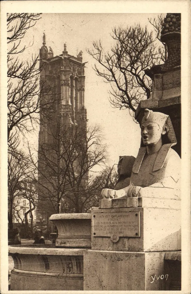 La Torre de San Jacobo — Torre St-Jacques — Edición de Arte YVON, Serie 3, N° 58 - Anverso