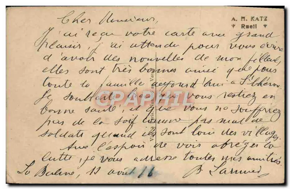 Femme guerrière — scène de défense avec épée — éditeur J. R. Thiroux, n° 147 - Verso