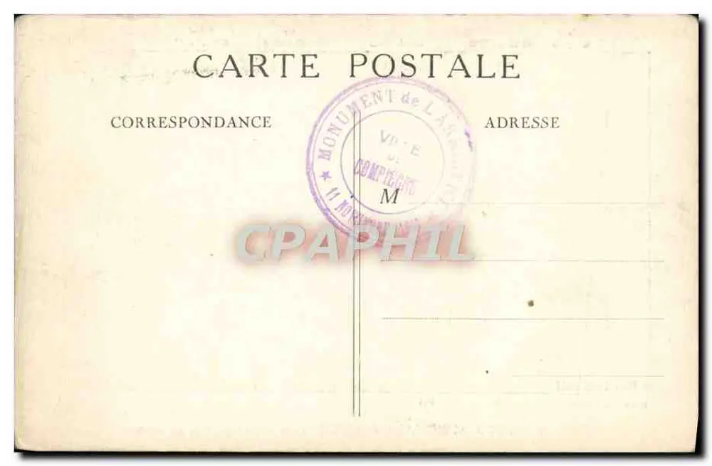 Unterschrift des Waffenstillstands — 11. November 1918, 5 Uhr morgens — Henri Neveu - Rückseite