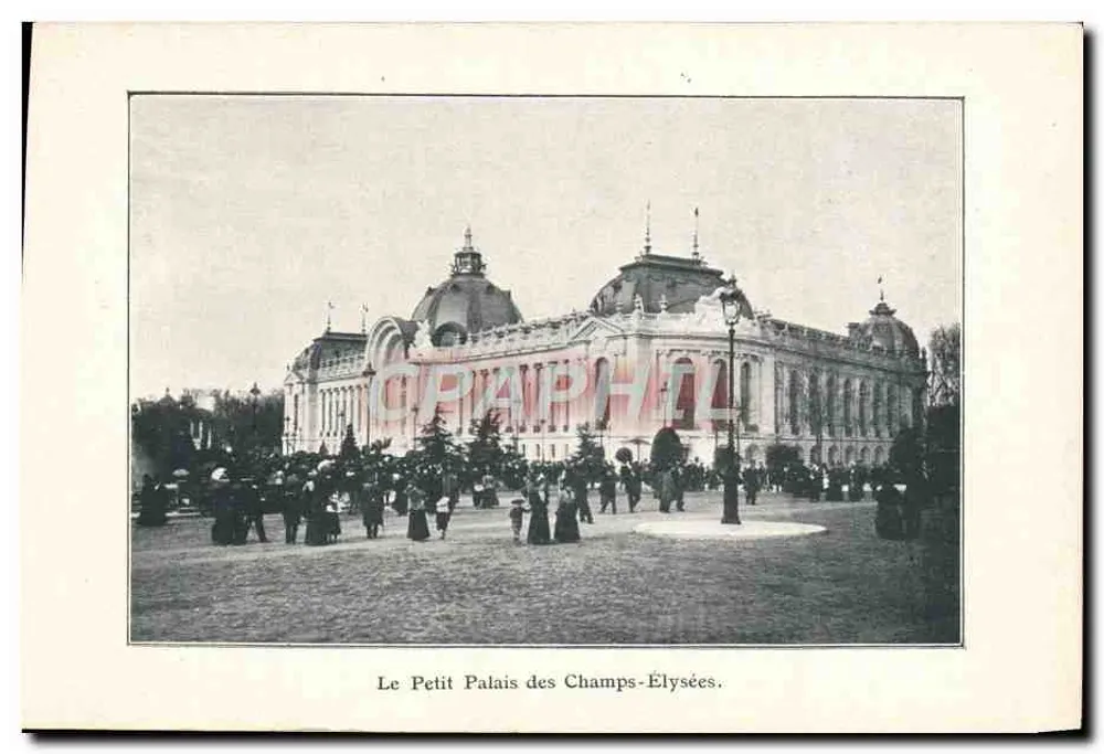 O Pequeno Palácio dos Campos-Élisée — exposição universal de 1889 - Frente