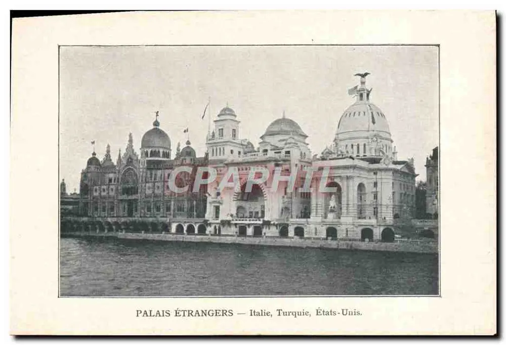 Fremdes Palais — Italien, Türkei, Vereinigte Staaten. - Vorderseite