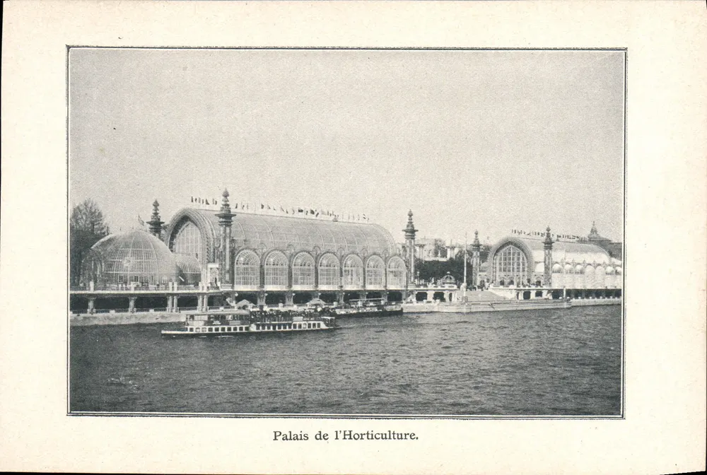 Palácio da Horticultura — Exposição Universal de 1889 — sem editor ou número de série visível - Frente