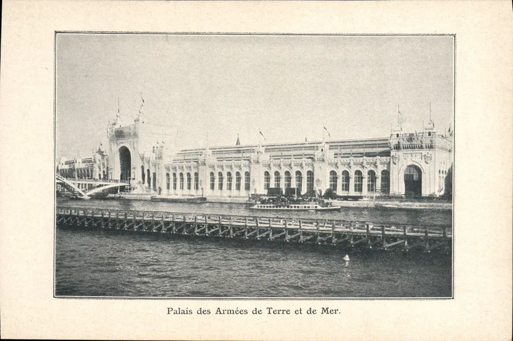 Palast der Land- und Seestreitkräfte — Weltausstellung 1900 — Verleger unbekannt - Vorderseite