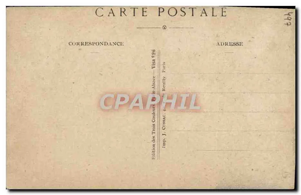 Mulher com coifa lorraine — cantos populares — Edição dos Três Contadores, Paris - Verso
