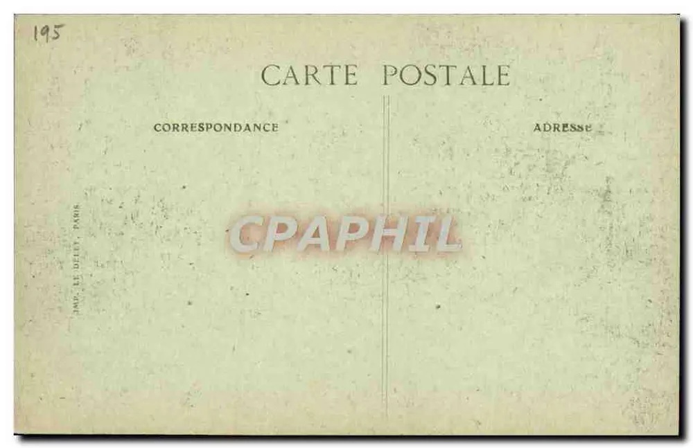 Die Siegesfeierlichkeiten in Paris — 14. Juli 1919 — Der Parcours — Marschall Pétain - Rückseite