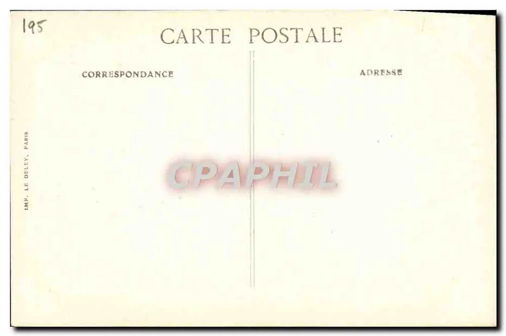 Die Siegesfeierlichkeiten in Paris — 14. Juli 1919 — Parade des Marschalls Pétain — Verlag B.D. - Rückseite