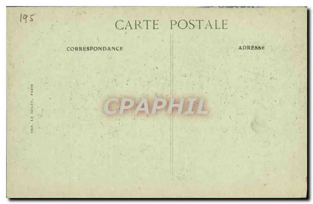 Die Siegesfeierlichkeiten in Paris — 14. Juli 1919 — Parade des Marschalls Pétain - Rückseite