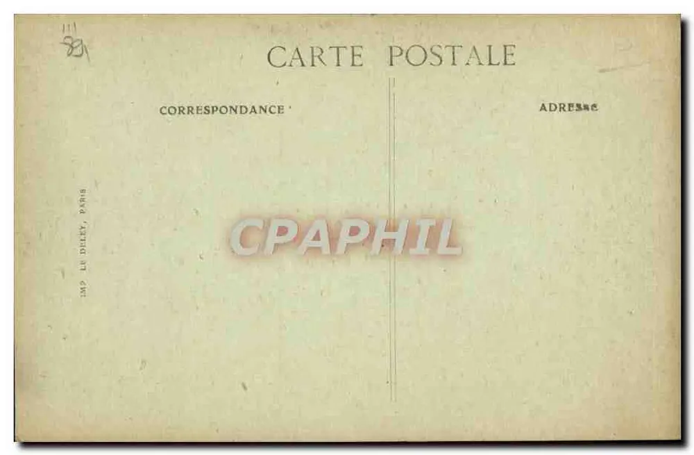 Die Siegesfeierlichkeiten in Paris — 14. Juli 1919 — Der Parcours — Marschall Pétain - Rückseite