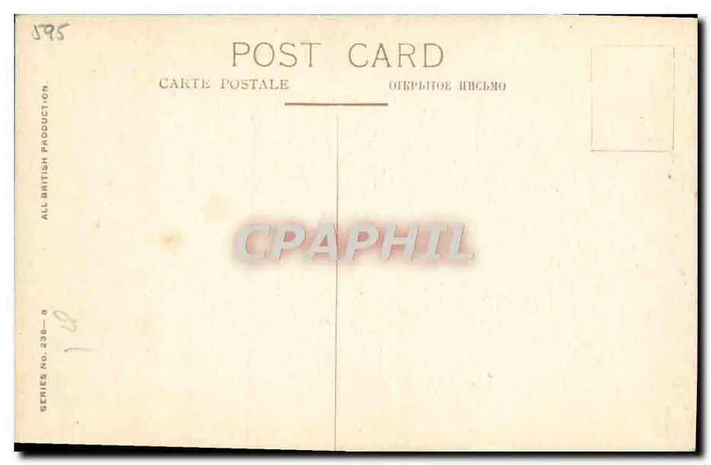 Vicealmirante Sir David Beatty — Comandante de la primera escuadra de cruceros — edición serie 995 - Reverso