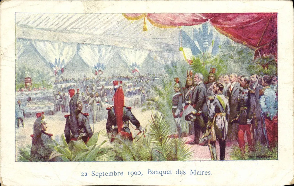 Banquet des Maires — 22. September 1900 — Pichet - Vorderseite