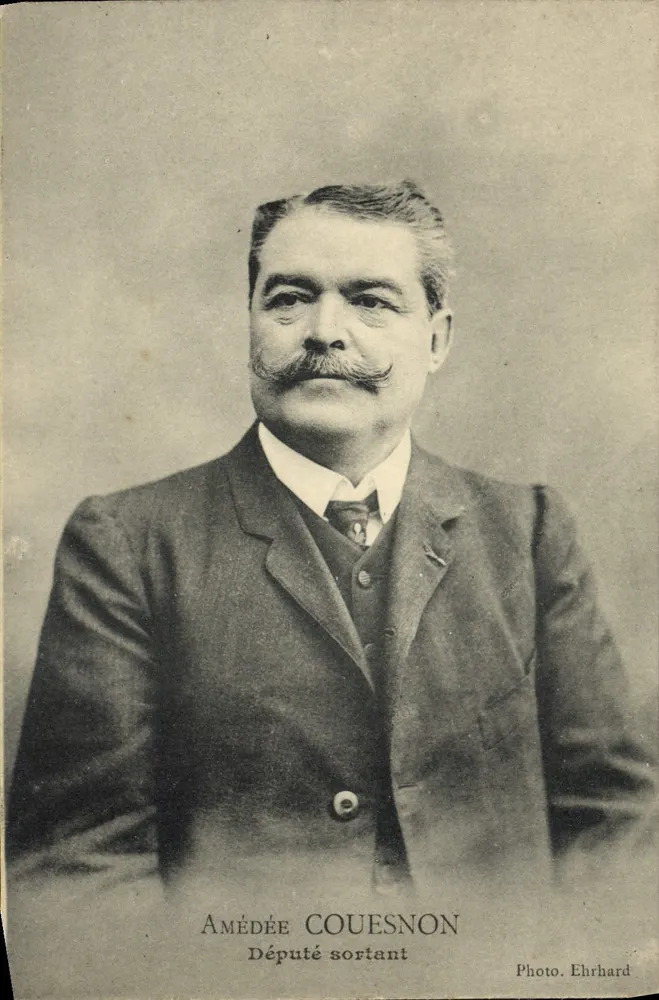 Amédée Couesnon — Deputado eleito — Foto. Ehrhard - Frente