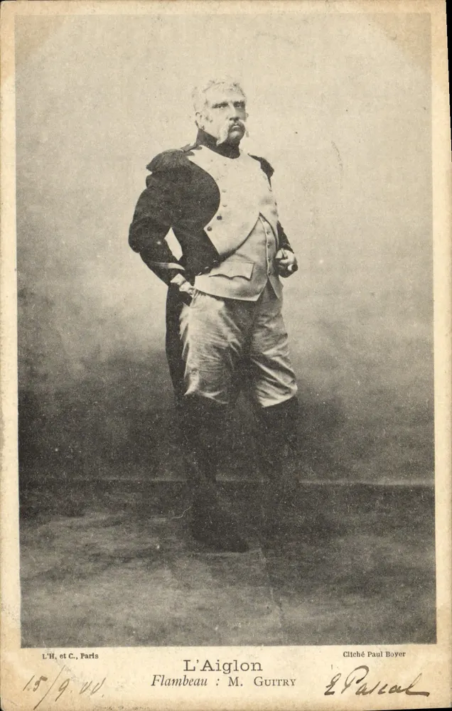 O Aiglon — Flambeau : M. Guitry — L'H. et C., Paris - Frente