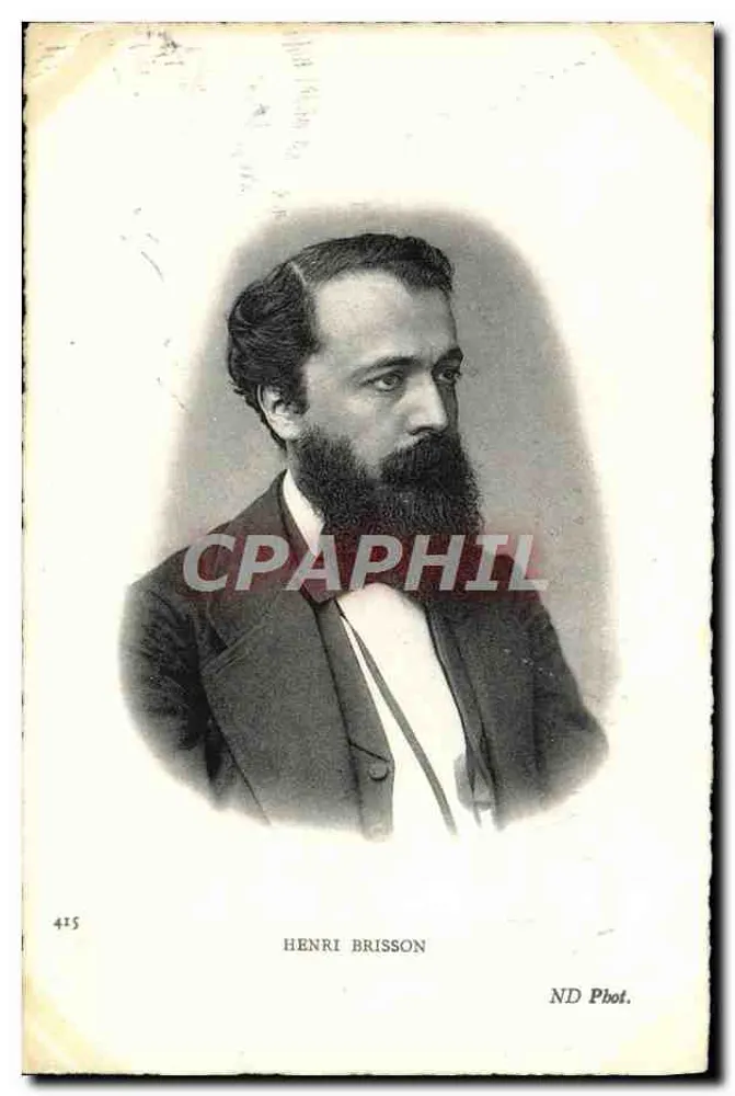 Portret Henri Brisson — ND Fot. - Awers