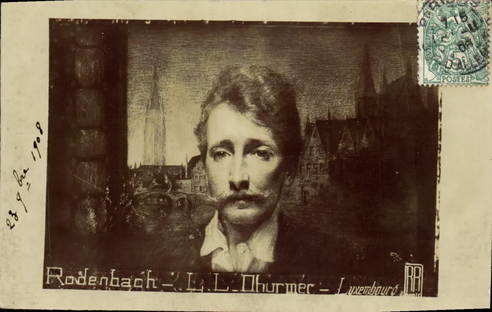 Retrato de L. L. D'humérer — Rodenbach — Luxemburgo — editor RR - Frente