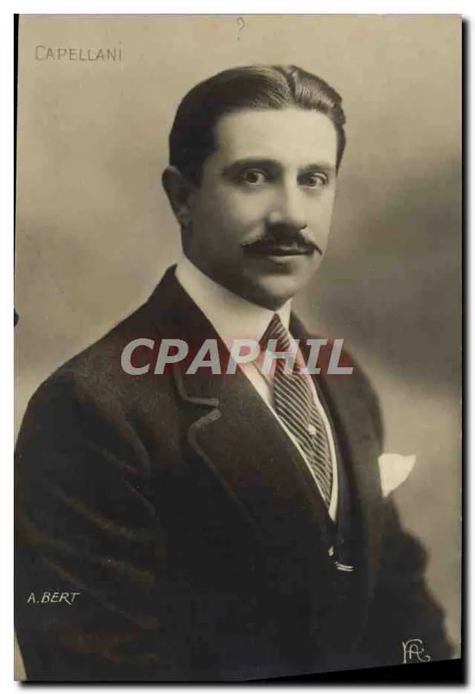Retrato de homem com barba — A. Bert — n° 898 - Frente