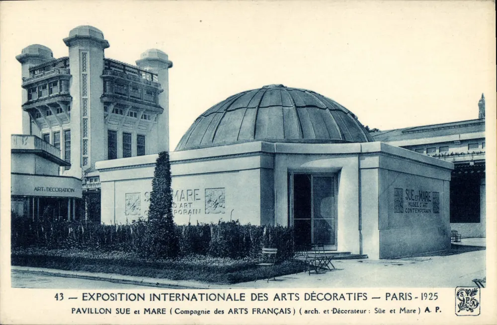 Pavillon SUE et MARE — Internationale Ausstellung für Dekorative Künste — Paris 1925 — Compagnie des Arts Français - Vorderseite
