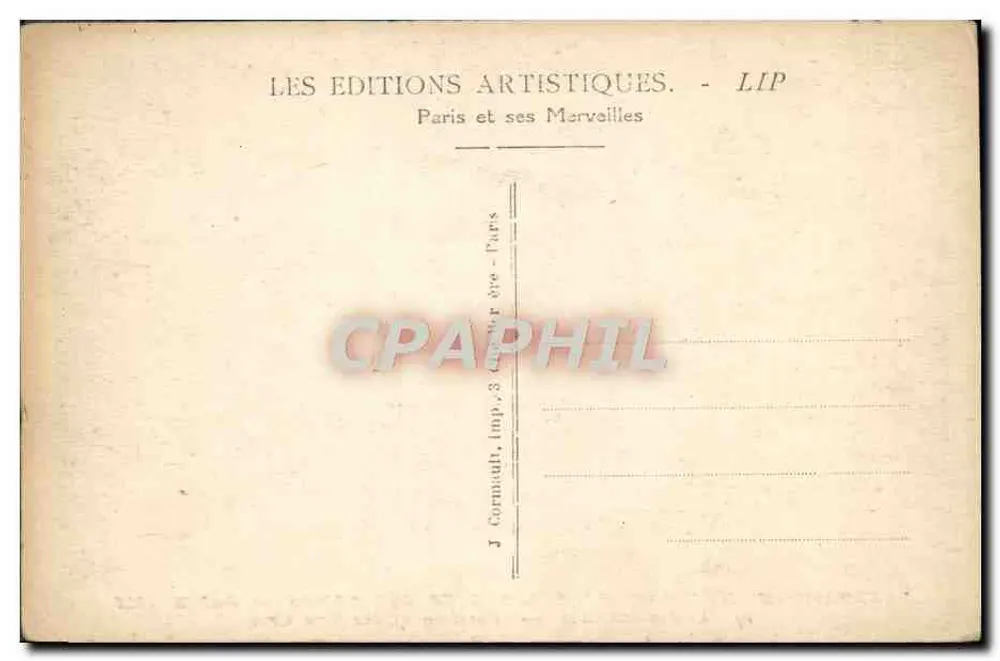 Internationale Ausstellung für Dekorative Künste — Pavillon der Firma Cres — Paris 1925 - Rückseite