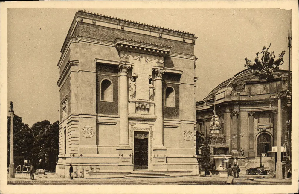 Paris - Ausstellung der dekorativen Künste — Nationaler Pavillon Italien — Verlag E. Papeghin, 24, rue des Petites Écuries, Paris - Vorderseite