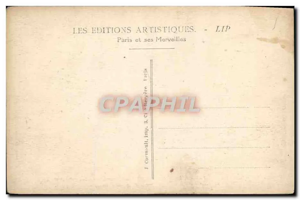 Der belgische Pavillon — Internationale Ausstellung für Dekorative Künste — Paris 1925 - Rückseite