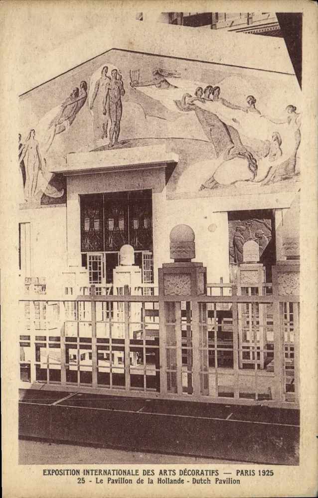 Pavillon der Niederlande — Internationale Ausstellung für Dekorative Künste — Paris 1925 - Vorderseite
