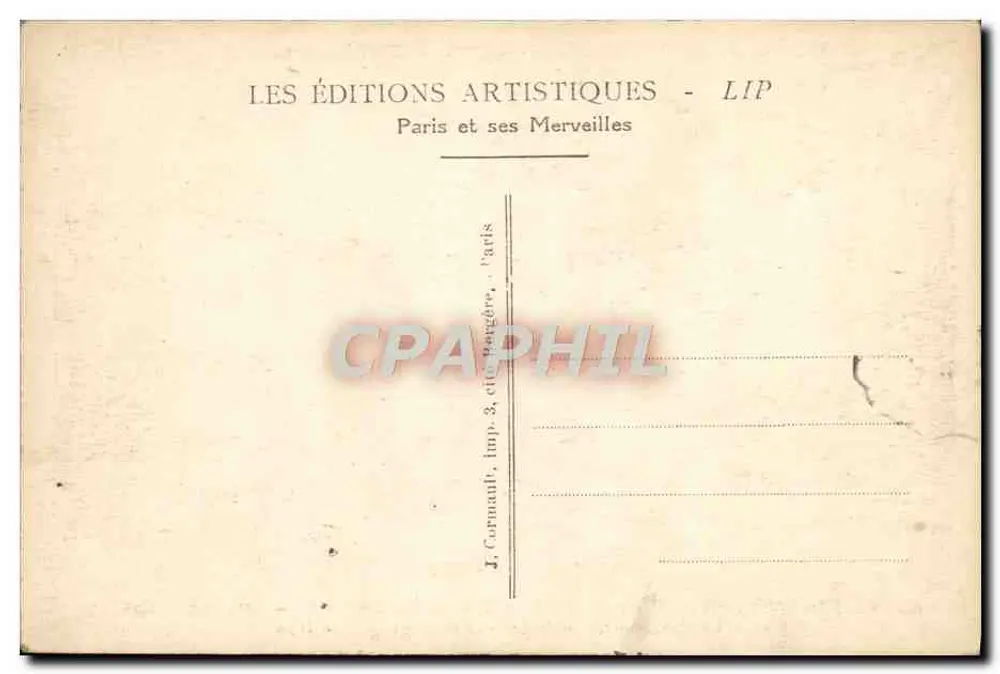 Internationale Ausstellung für Dekorative Künste — Pavillon des Möbelwesens — Paris 1925 - Rückseite
