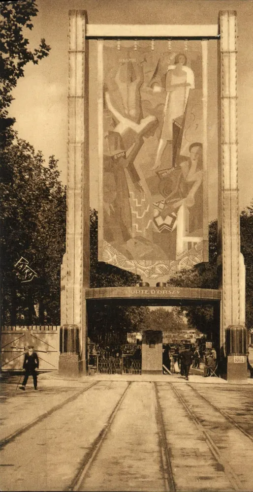 Porte d'Orsay — Eingang zur Ausstellung der dekorativen Künste — Éditions d'Art 'Parias' - Vorderseite