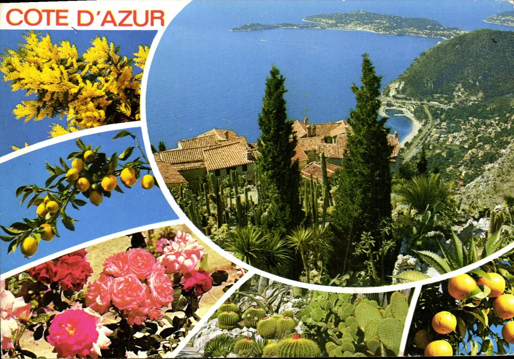 Côte d'Azur — Vista típica da Côte d'Azur — Editor: Recapman - Frente