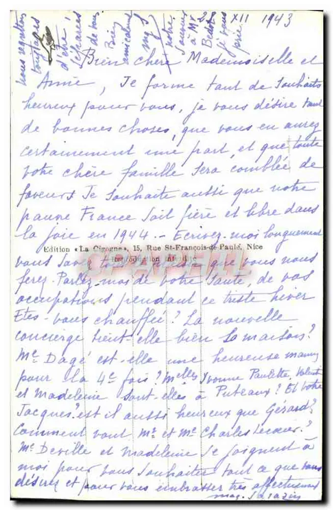ला कोट ड'अज़र — प्रकाश का प्रभाव — एडिशन ला सिगों, निस - पीछे
