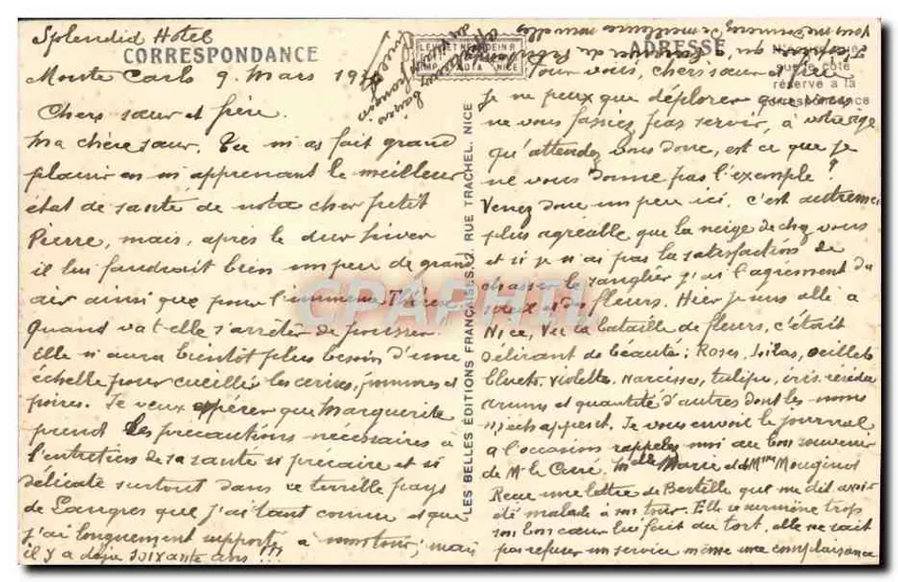 A Flore da Costa Azur — 120 — Adru - Verso