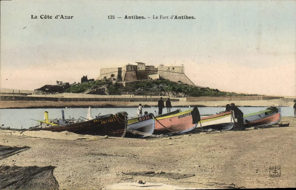 Antibes - O Forte de Antibes — A Costa Azul, n° 135, editor RANNEY - Frente