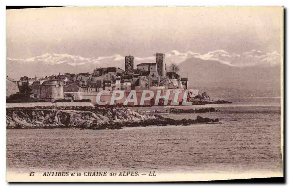 Antibes und die Alpenkette — LL — n°47 - Vorderseite