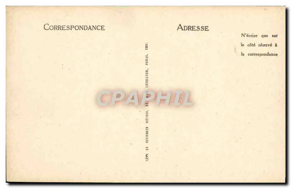 Cap d'Antibes — Villa Eilenroc — Efeito de Ondas — LL - Verso