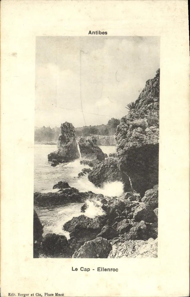 O Cap - Eilenroc — Antibes — Edit. Berger et Cie, Place Macé - Frente