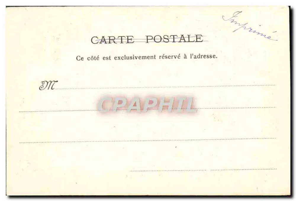 Cap d'Antibes — Jardim da Villa Eilen-Roc — P. L. Maillan, edit. Caunes 176 - Verso