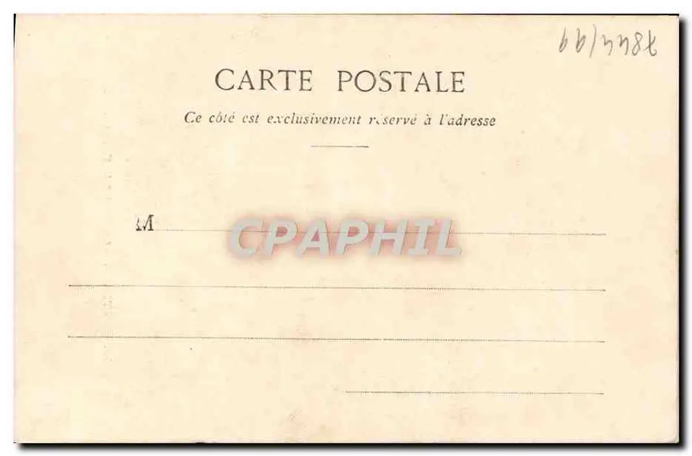 Antibes - Der Hafen & das Fort Carré — Edition Giletta, phot. Nice, n° 2845 - Rückseite