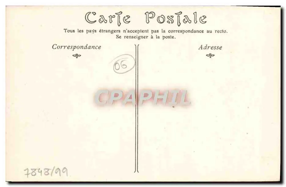 Cap d'Antibes — Rochos da Villa Eilenroc — ND Fot - Verso