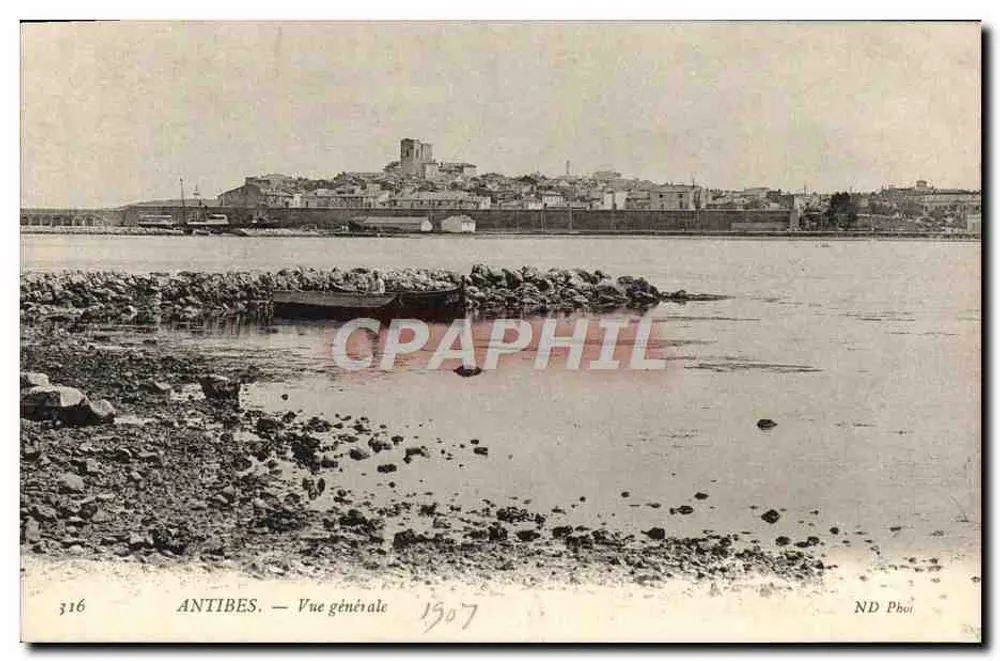 Antibes — Vista geral — ND Phot - Frente