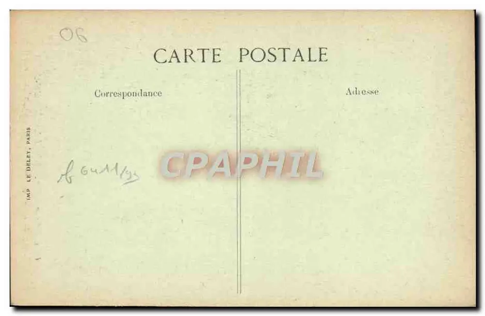 Beaulieu-sur-Mer — Das schönste Exemplar der Jahrhundert-Olivenbäume — Verlag BID, Nr. 27 - Rückseite